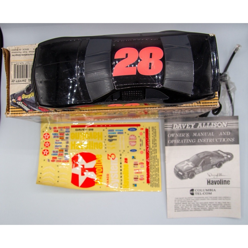 Davey Allison Havoline NASCAR Phone Columbia‎ Tel Vintage Landline With Box